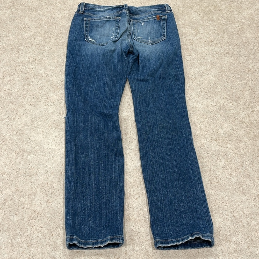 JOE’S “KEAGAN” FADED BLUE DISTRESSED SKINNY ANKLE JEANS SIZE 25 - Picture 2 of 12